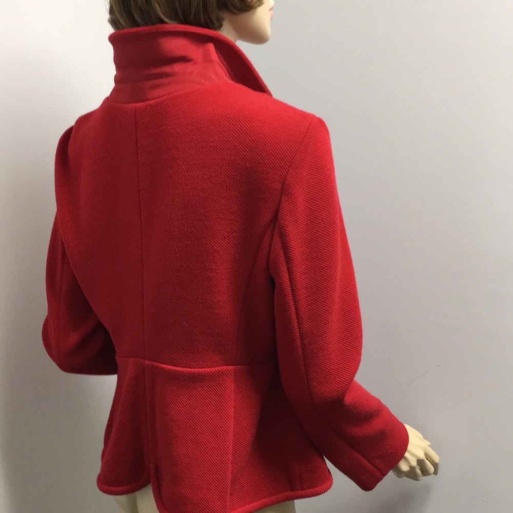 Miu Miu Red Short Wool Jacket Size 44 Women’s - image 4
